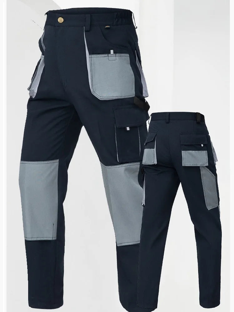 Work Trousers Working Pants For Men Cargo Pants Men Workwear Multi-pocket Outdoor Hiking Joggers Pants Functional Pockets Pants