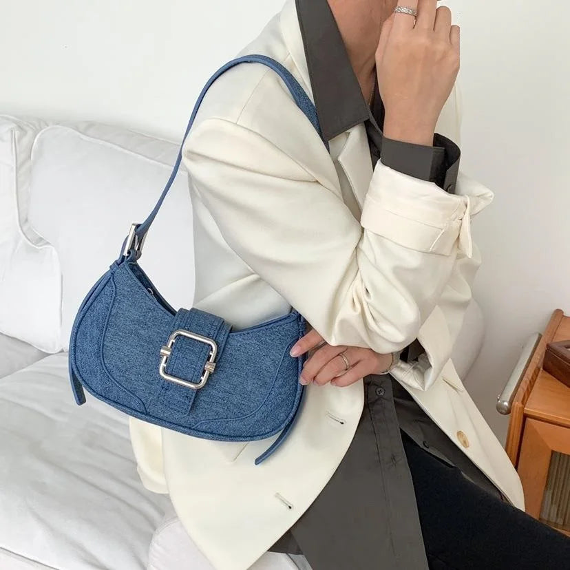 Fashion Handbags For Women Half-moon Leather Hasp lady Shoulder Crossbody Bag Luxury Designer Ladies Underarm Bags Hobo coffee