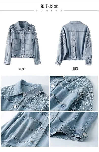 Denim Jacket For Women's Jackets For Women Denim Coats Women's Denim Jacket Jean Jacket For Womens Women Coat New In Outerwears