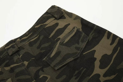 Simple Straight Trousers for Men Camouflage Pants New Casual Pants Man Lazy Comfortable New Literature and Art Trend