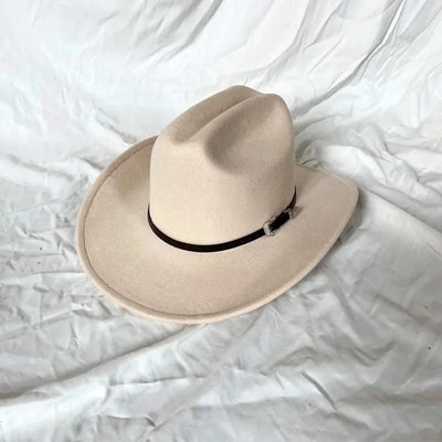 Men's Western Women's Cowboy Hat Army Green Men's Women's Cowboy Jazz Hat Wide Brim Felt Fedora Sombrero Hombre