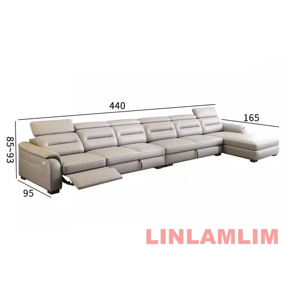 Customizable  Multifunctional Convertible Sofa Bed With Eletric Recliner, Folding Sofa Cama