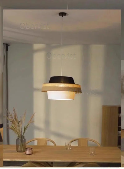 Nordic Fabric Chandelier Lighting Living Dining Bedroom Modern Restaurant E27 Pendant Lights Home Decor Hanging Lamps Fixtures