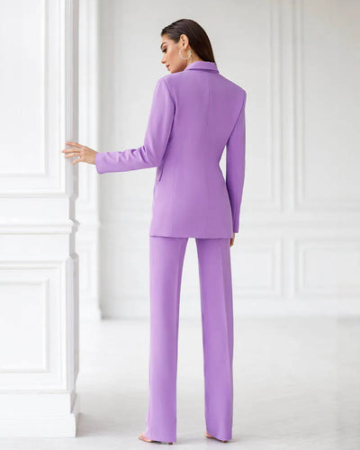 3 Piece Women's Suits Single-Breasted Sets Jacket Leisure Lady Wear Solid Color Pantsuits Business Outfits Customize