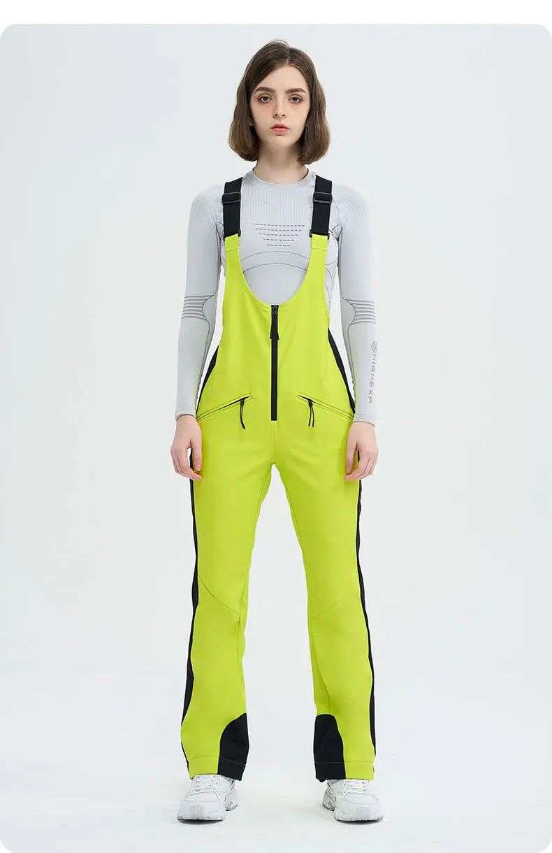 HIGH EXPERIENCE Ski Pants for Women Waterproof Camping Hiking Outdoor Thick Warm Skiing Snowboarding Winter Ski overalls