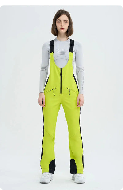 HIGH EXPERIENCE Ski Pants for Women Waterproof Camping Hiking Outdoor Thick Warm Skiing Snowboarding Winter Ski overalls