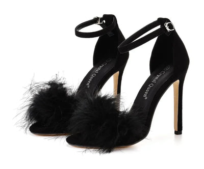 XIHAHA Fashion Sandals Women's Shoes Summer High Heels Stiletto Elegant Party Sexy Designer Woman Fish Mouth Sandals Dance Shoes