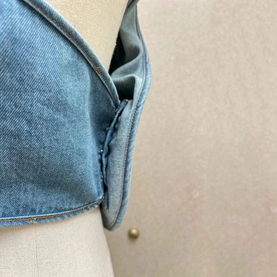 Linen Blend One-Shoulder Women's Vest Y2K Style Peplum Top with Stereoscopic Flower Decoration Elegant Commuter Wear for Summer