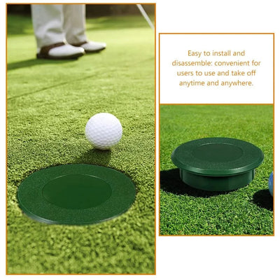 Golf Green Hole Cup Cover Putting Covers Accessories Abs Golfs Practice Supplies