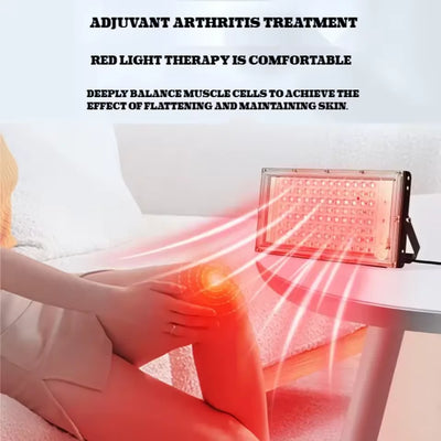 96LEDs Red Light Therapy Panel Lamp for Facial Anti Aging Skin Care Beauty 660nm Infrared Light Skin Care Device Beauty Health