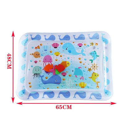 Baby Water Play Mat PVC Inflatable Cushion Infant Tummy Time Summer Toddler Water Pad Kids Early Education Developing Toys Gift