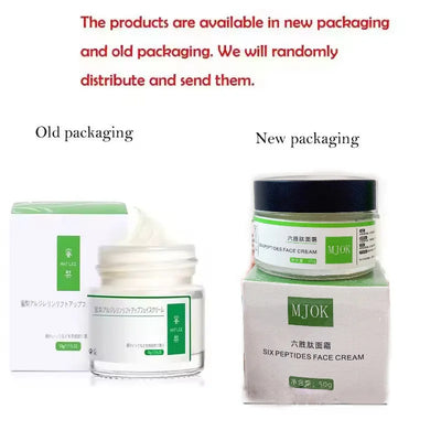 50g Six peptides Cream Firms Tightens Moisturizing Anti-Early Aging for Sensitive Skin Face And Neck