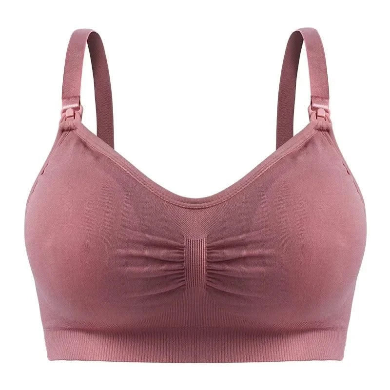 Maternity Nursing Bras Detachable Breathable Breastfeeding Pregnant Women Seamless Underwear Breast Feeding Plus Size Bralette