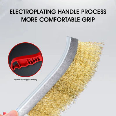 Grill Cleaner BBQ Grill Barbecue Kit Cleaning Brush Steel Wire Brush Cleaning Tools Grills Picnics Barbecue Tools Kitchen Gadget