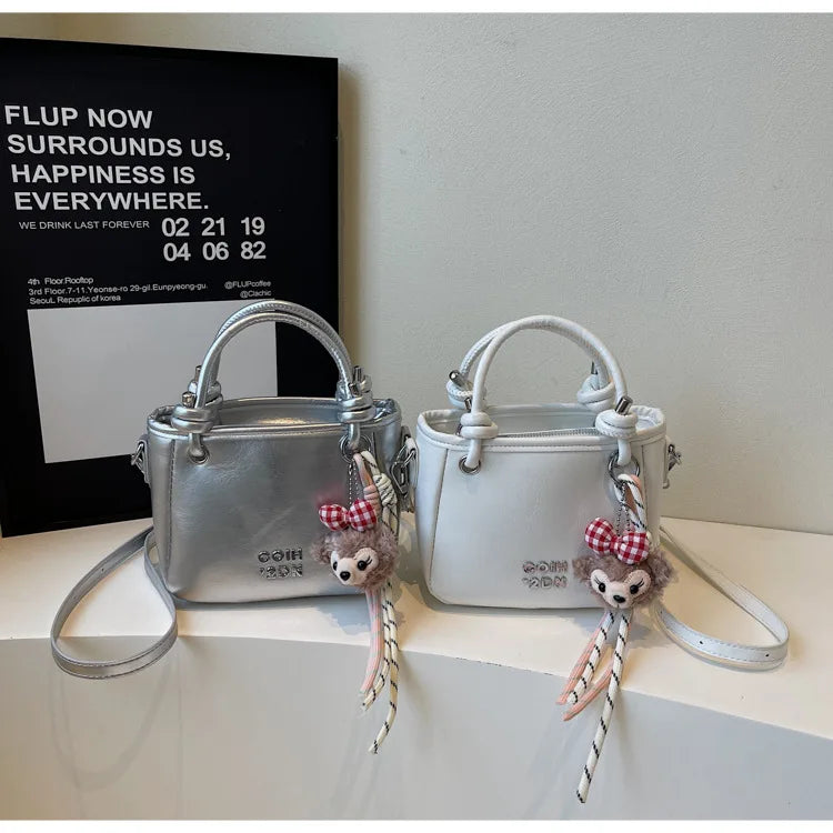 2025 Unique Women's Handbag Designer Shoulder Purse Minimalist Bucket & Square Bag Versatile Crossbody for Work