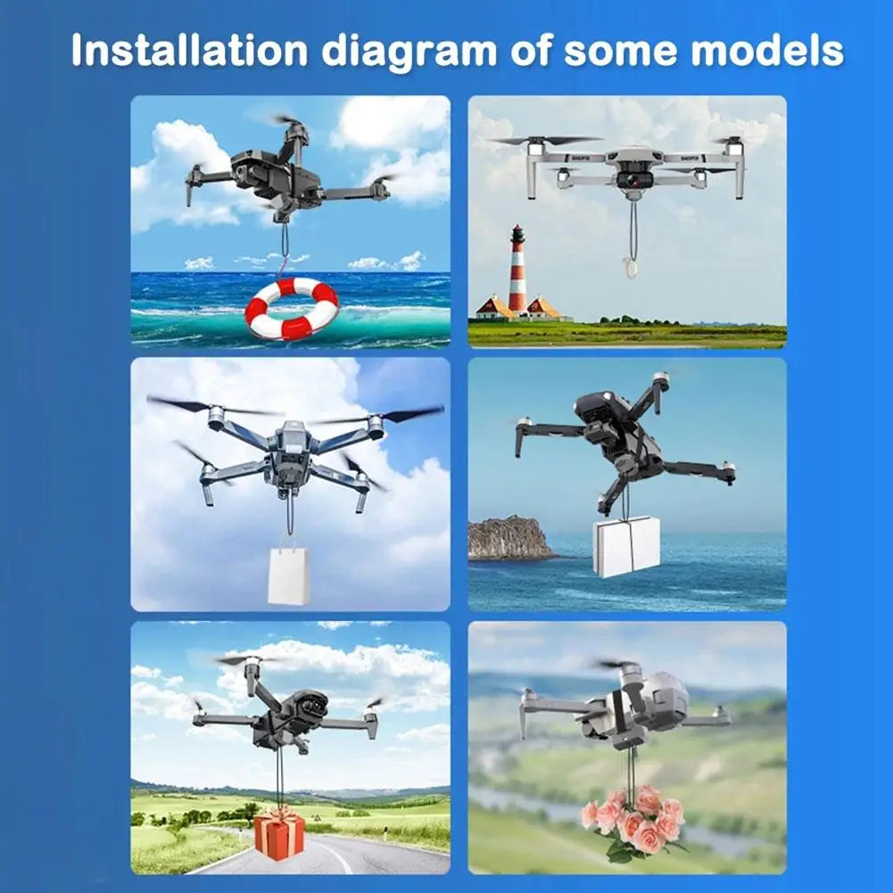 Drone Dropping System Payload Delivery Thrower Air Dropper Device For DJI Mini 3 Pro Mavic Air 2/2S FIMI X8 Drone Accessori