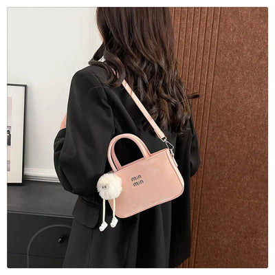 2025 New Women's Luxury Handbag Designer Small Square Purse Fashion Top Handle Crossbody Bag Elegant Shoulder Bag Trendy Clutch