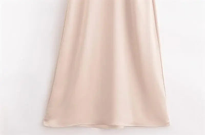 Women's 2025 New Dresses Summer Elegant Fashion Slim V-neck Street Holiday Long Dress Young Women Chic Comfortable Dress