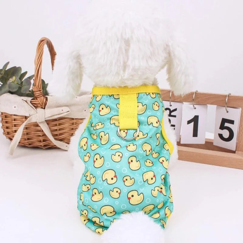 Pet Dog Clothes Cartoon Clothing Puppy Dogs Soft Vests Summer Shirt Casual T-Shirt for Small Pet Supplies