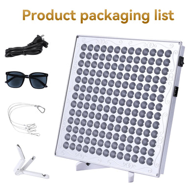 LED Red Light Therapy Device - 45W LED Panel Deep 660nm & 850nm Light Combo for Skin Beauty, Muscle & Joint Pain Relief