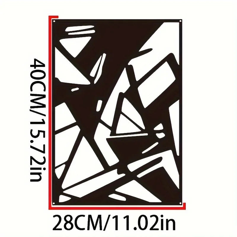 Abstract Metal Wall Art - Minimalist Single Line Decorative Sculpture. Modern Wall Decor for a Stylish Wall Art Display