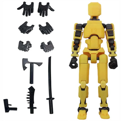 Multi-Jointed Movable Shapeshift Robot 3.0 3D Printed Mannequin Dummy 13 Action Figures Toys Kids Adults Parent-children Games