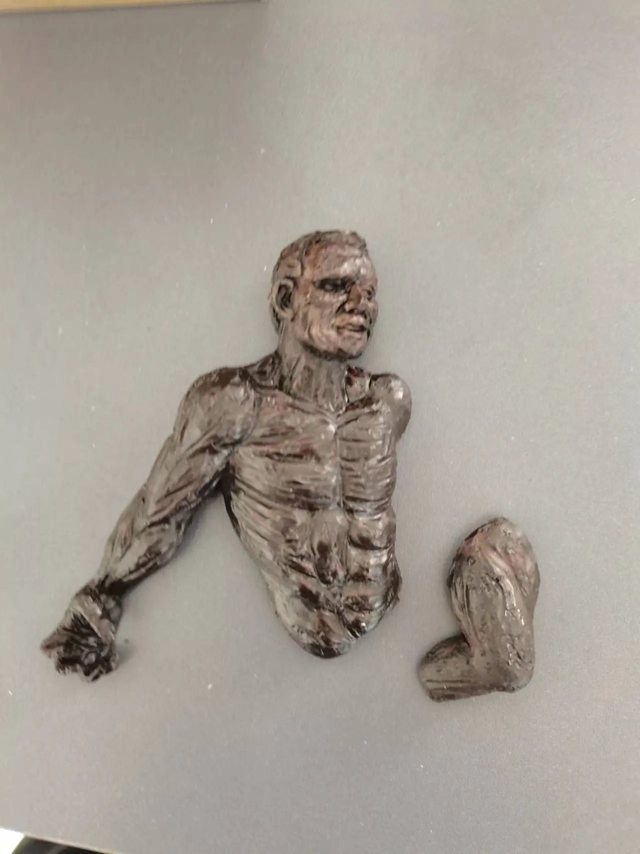 Wall Man Sculpture Home Decor Wall Art Living Room Wall Decoration Resin Handicraft Pendant Home Accessories