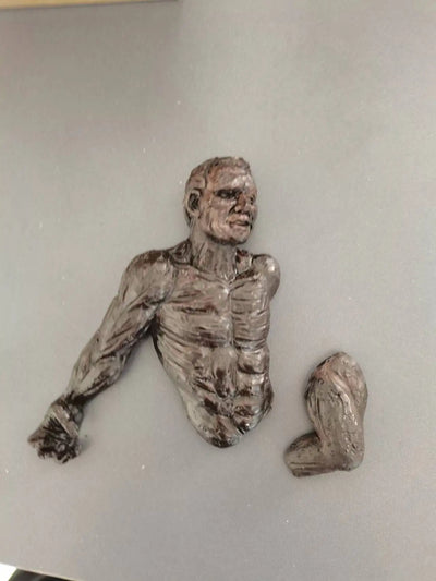 Wall Man Sculpture Home Decor Wall Art Living Room Wall Decoration Resin Handicraft Pendant Home Accessories