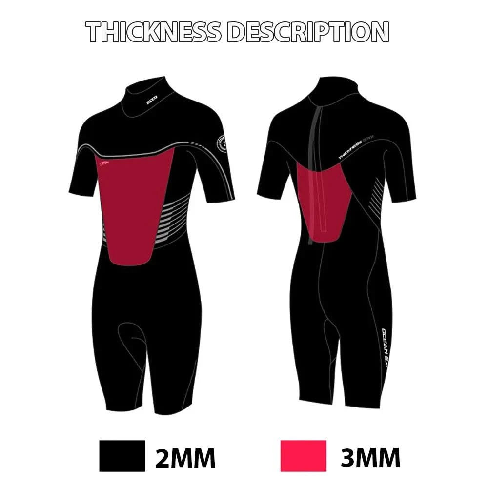Wetsuit Shorts Women Men Diving Suit Underwater