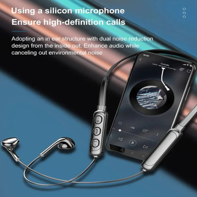 Neck-Hanging Type Neckband Sports Earphone Wireless Earphones With Mic Bluetooth Headset Bluetooth Headphone Bluetooth Earphone