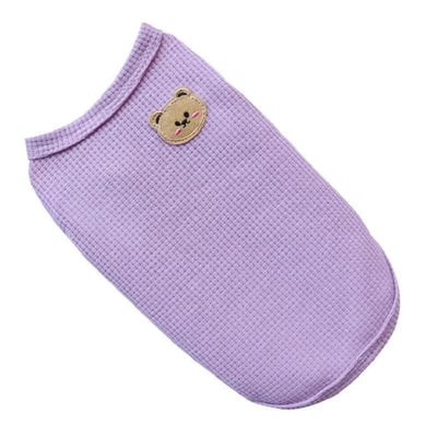 Summer Dog Clothes for Small Dogs Pet Dog Cooling Vest Puppy Clothing Solid T-Shirt Waffler Pet Apparel Chihuahua Dog Costume