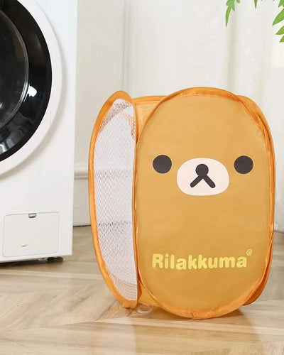 Home essential  Dirty Clothes Folding Storage Basket Household Childrens Toy Storage Box Open Mesh Sorting Basket