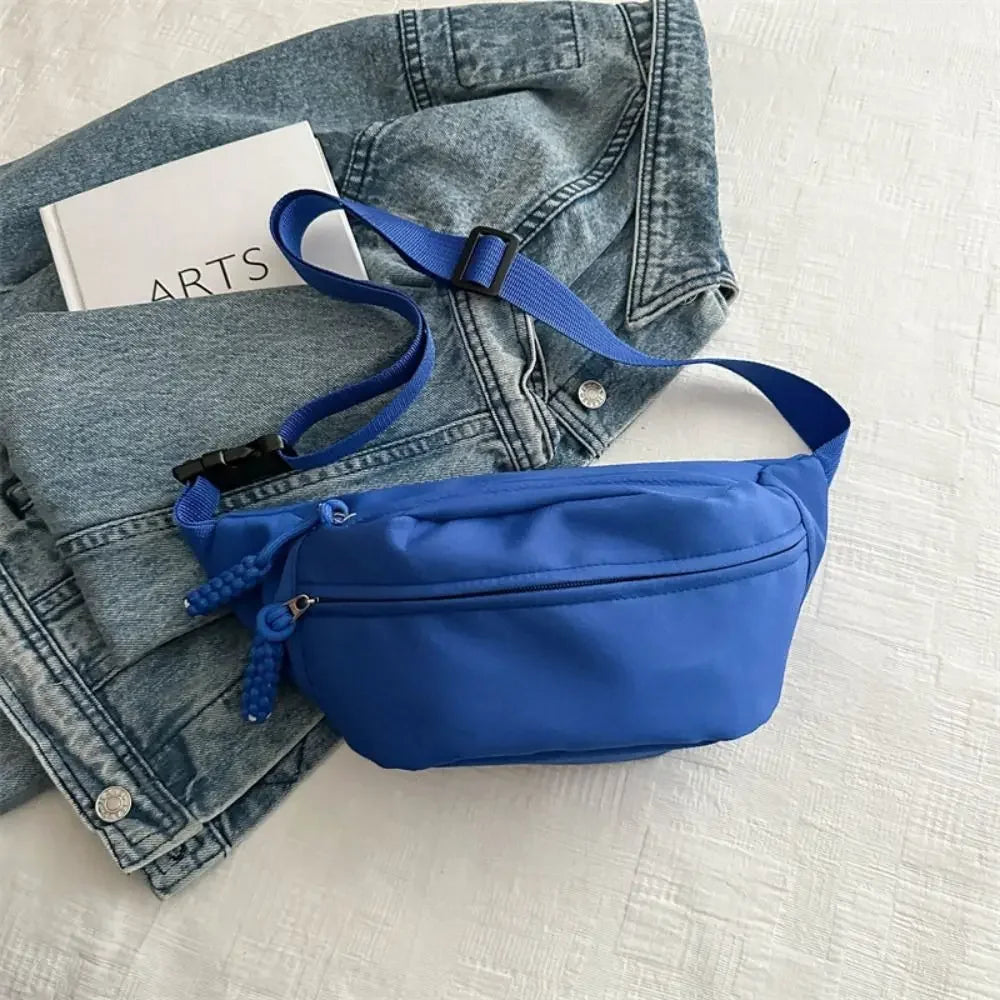 Half Moon Women's Chest Bag New Oxford Cloth Large Capacity Waist Bags Waterproof Multifunctional Running Belt Bags Sport