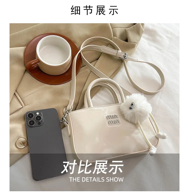 2025 New Women's Luxury Handbag Designer Small Square Purse Fashion Top Handle Crossbody Bag Elegant Shoulder Bag Trendy Clutch