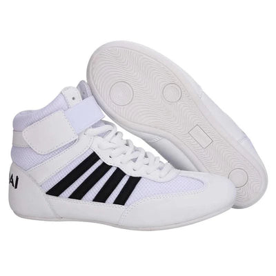 Boxing wrestling shoes children's adult training men women combat fighting Sanda high top shoes boots strength weightlifting gym