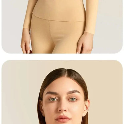 Women's Seamless Thermal Clothing Set 2 Pieces | Thick Double Layer Thermal Under Wear For Winter