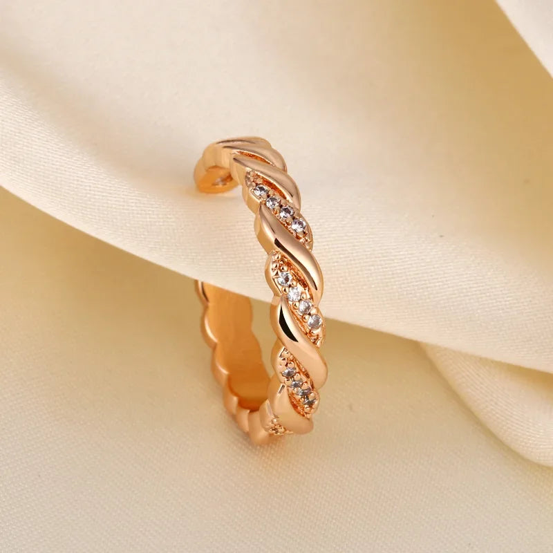 Luxury W Letter Ring - Gold Plated with Row Diamonds, Elegant Adjustable Statement Piece, Dainty Feminine Jewelry