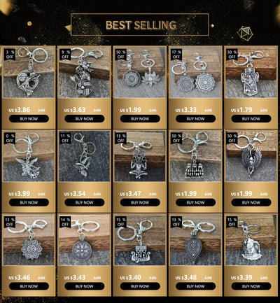 Nostalgia Mandala Yoga Keychain For Women Lotus Key Holder Accessories Buddhism Jewelry