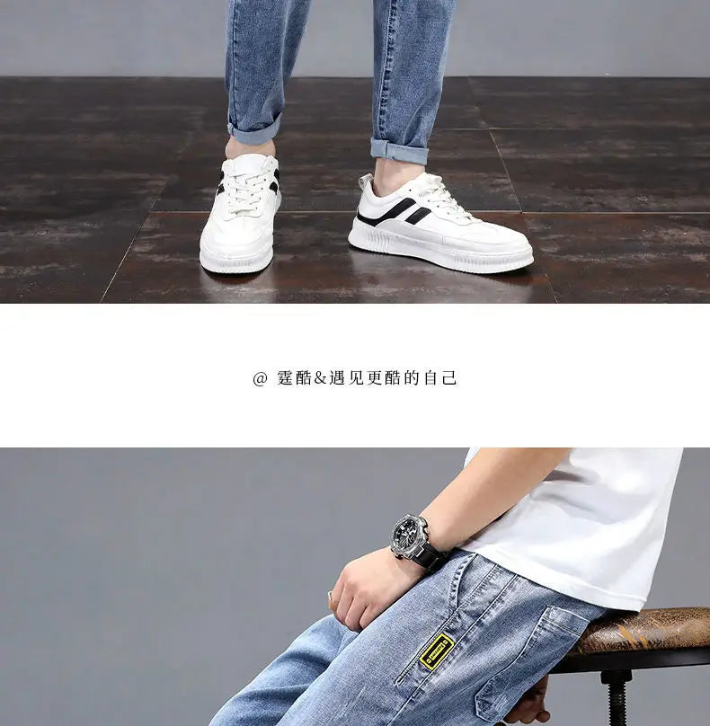 Men Jeans Male Trousers Simple Design High Quality Cozy All-match Students Daily Casual Korean Fashion jeans for men pants