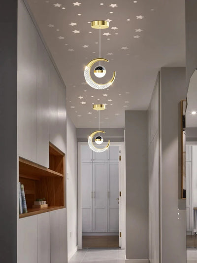 Home decor corridor ceiling light star chandelier modern living room bedroom bedside chandelier bar atmosphere decor chandelier