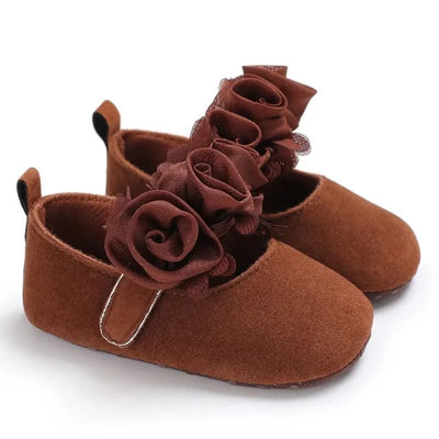 Children's Soft-Soled Flat Shoes With Design | Baby Shoes For All Seasons 0-1 Year Old |Girls Princess Shoes | First Walkers