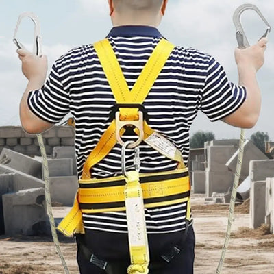 Aerial Work Safety Belt Full Body Five Point Harness Safety Rope for Outdoor Climbing Training Construction Protection Equipment