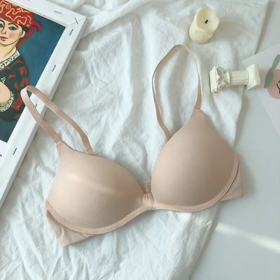 Backless Bras for Women Seamless Underwear Sexy Lingerie 3/4 Cup Bralette Top Wireless Brassiere Intimates Comfort T Shirt Bra