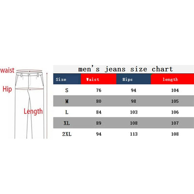 Men's Spring Autumn Casual Denim Pants Ripped Multi Pockets Slim Fit Jeans Trousers for Streetwear Punk Trendy Fashion Retro