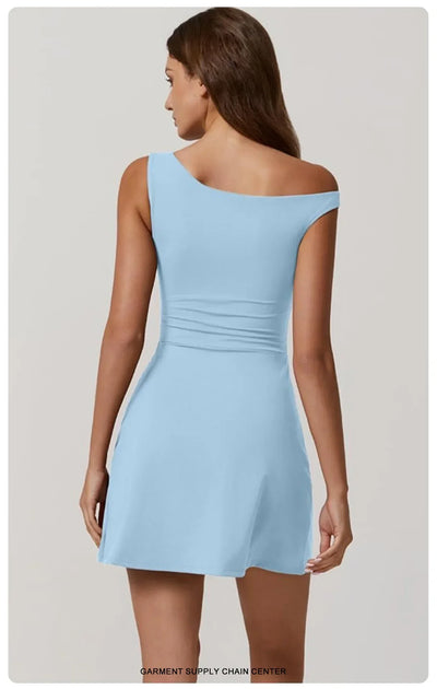 Casual Tennis Dresses Dresses Women Yoga Sports Dresses Badminton Running Fitness Short Skirts Tennis Clothing