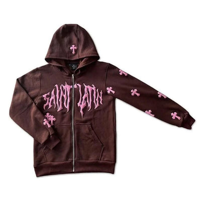 New in Hoodies & Sweatshirts Hooded Sweatshirt Harajuku Man Hoodie Men Men's Clothes Zip Up Hoodies Mens Clothing Goth Y2k Coat