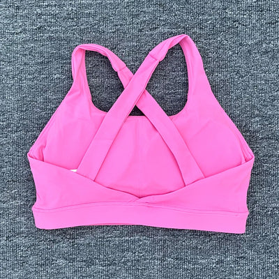 Breathable Sports Bra for Women, Fitness Top, Push Up Sport Bra, Fixed Pad, Yoga Underwear, Sport Tops Running Vest, Gym Wear