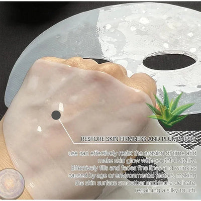 Bio-Collagen Face Mask Deep Moisturizing Overnight Mask Collagen Protein Hydrogel Soft Gel Mask Brightening Firming Skin Care