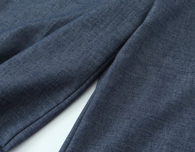 Women's clothing 2025 summer new product fashionable and versatile linen buttons high waist wide-leg casual trousers