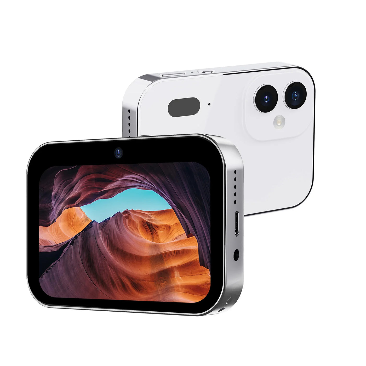 4K CCD Digital Camera 64MP Digital Video Camera 3 Lens 3In Touch Flash IR Night Vision Movie/Music Play Audio Recording Battery